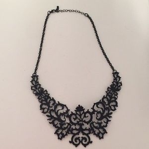 Black Chandelier Necklace